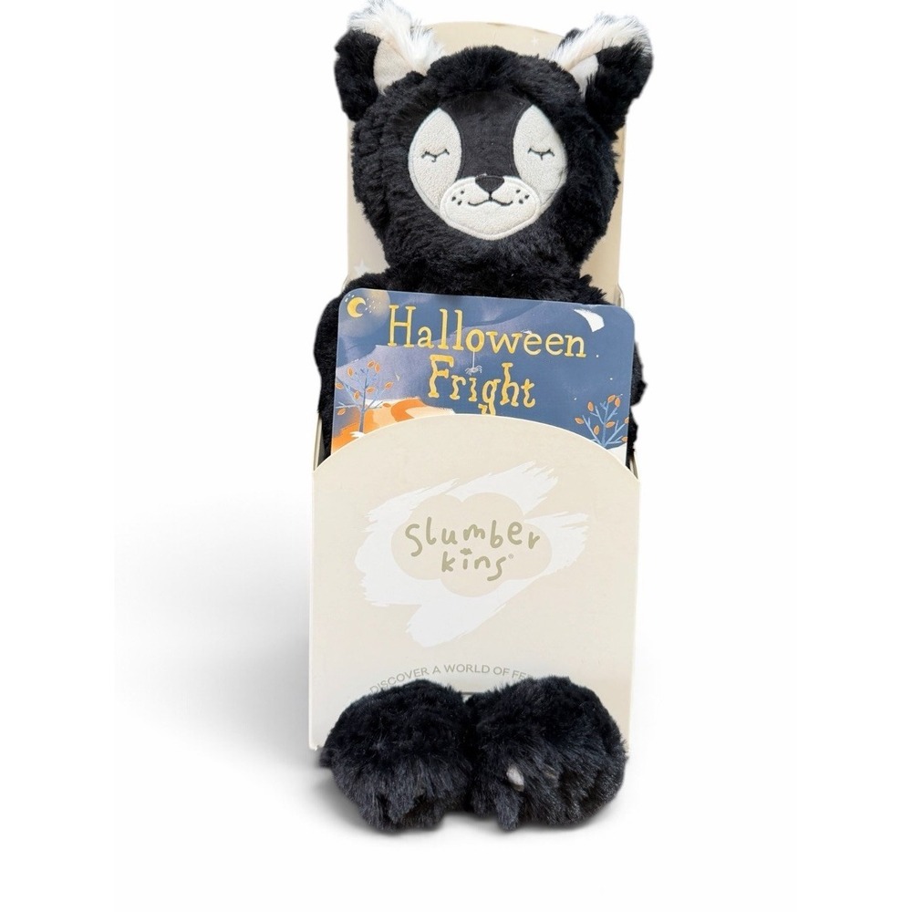 Slumberkins Black Cat Limited Edition Halloween Retired 2021 Rare NEW